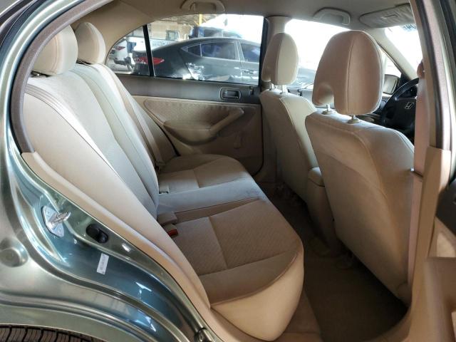 1HGES16324L003172 - 2004 HONDA CIVIC DX VP მწვანე ფოტო 10