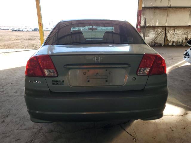 1HGES16324L003172 - 2004 HONDA CIVIC DX VP მწვანე ფოტო 6
