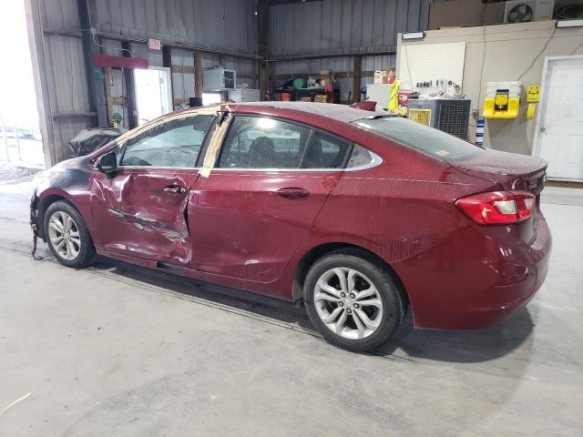 1G1BE5SM2K7125902 - 2019 CHEVROLET CRUZE LT 勃艮第红 照片 2