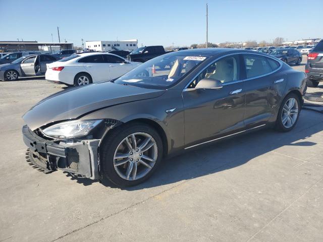 5YJSA1E10GF128974 - 2016 TESLA MODEL S GRAY photo 1