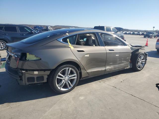 5YJSA1E10GF128974 - 2016 TESLA MODEL S GRAY photo 3