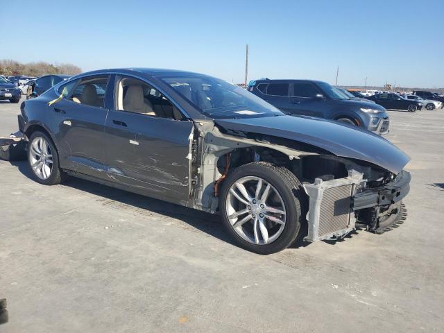 5YJSA1E10GF128974 - 2016 TESLA MODEL S GRAY photo 4
