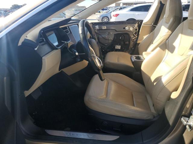 5YJSA1E10GF128974 - 2016 TESLA MODEL S GRAY photo 7
