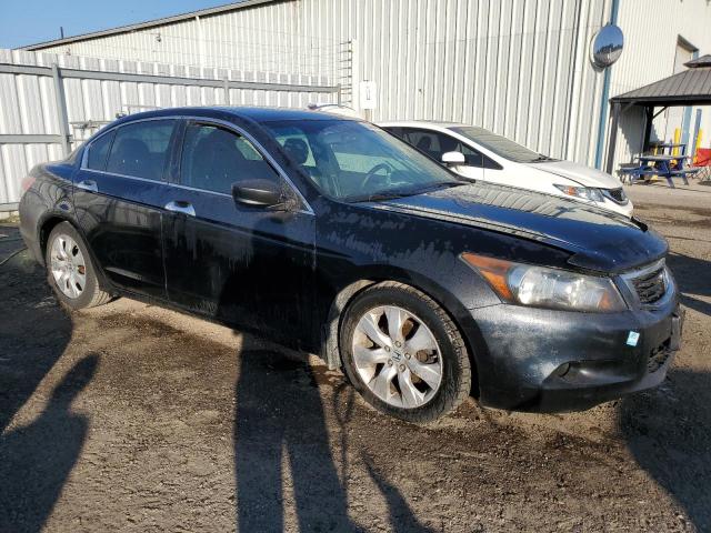 1HGCP36838A800080 - 2008 HONDA ACCORD EXL BLACK photo 4