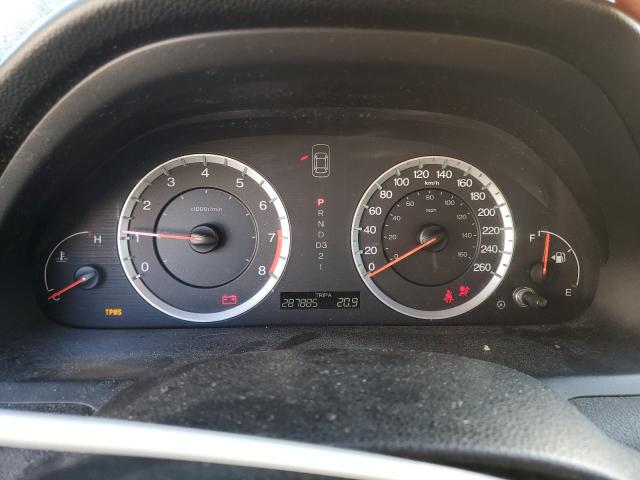 1HGCP36838A800080 - 2008 HONDA ACCORD EXL BLACK photo 9