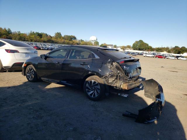SHHFK7H50JU407847 - 2018 HONDA CIVIC EX შავი ფოტო 2
