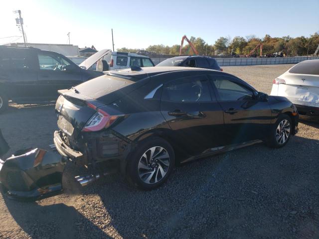 SHHFK7H50JU407847 - 2018 HONDA CIVIC EX შავი ფოტო 3