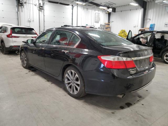 1HGCR2F53DA803565 - 2013 HONDA ACCORD SPORT შავი ფოტო 2