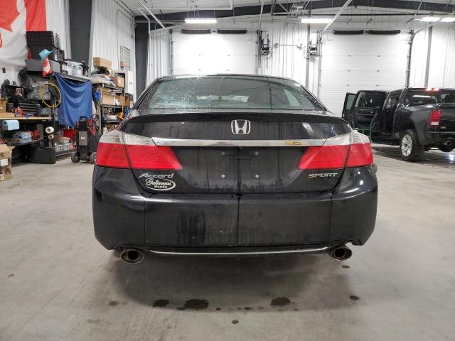 1HGCR2F53DA803565 - 2013 HONDA ACCORD SPORT შავი ფოტო 6