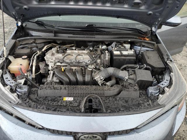 JTDEPRAE6LJ030683 - 2020 TOYOTA COROLLA LE BLUE photo 11