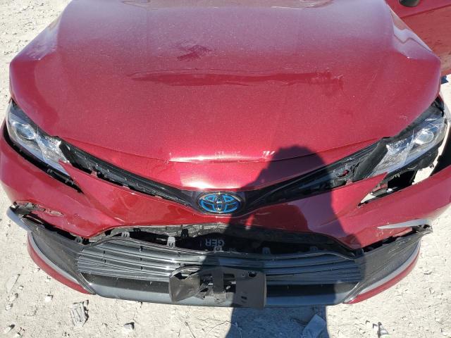 4T1C31AK1MU559738 - 2021 TOYOTA CAMRY LE BURGUNDY photo 11