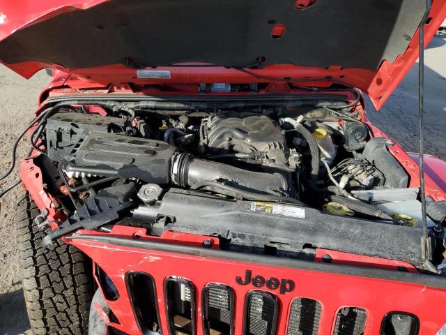 1C4BJWEG4FL756758 - 2015 JEEP WRANGLER U SAHARA RED photo 12