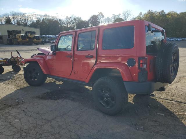 1C4BJWEG4FL756758 - 2015 JEEP WRANGLER U SAHARA RED photo 2