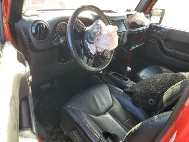 1C4BJWEG4FL756758 - 2015 JEEP WRANGLER U SAHARA RED photo 8