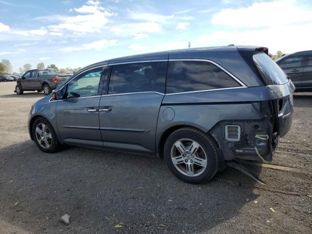 5FNRL5H91DB506801 - 2013 HONDA ODYSSEY TOURING GRAY photo 2