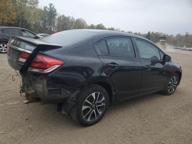 2HGFB2F54DH025103 - 2013 HONDA CIVIC LX BLACK photo 3