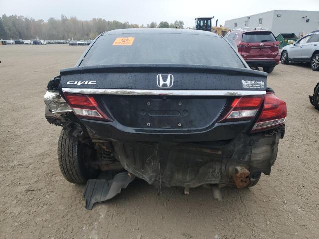 2HGFB2F54DH025103 - 2013 HONDA CIVIC LX BLACK photo 6