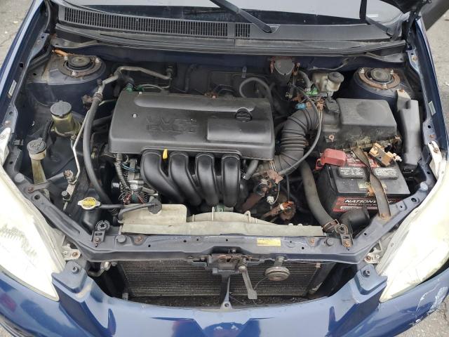 2T1KR32E04C290423 - 2004 TOYOTA COROLLA MA XR BLUE photo 11