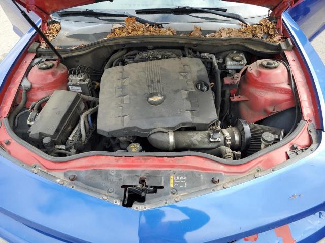 2G1FB1E32D9193379 - 2013 CHEVROLET CAMARO LT ლურჯი ფოტო 11