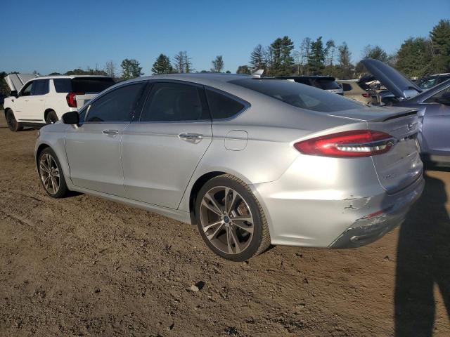3FA6P0K91KR217082 - 2019 FORD FUSION TITANIUM SILVER photo 2