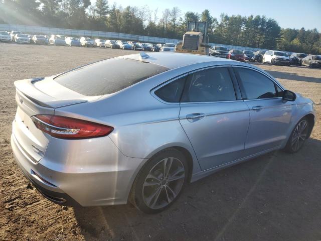 3FA6P0K91KR217082 - 2019 FORD FUSION TITANIUM SILVER photo 3