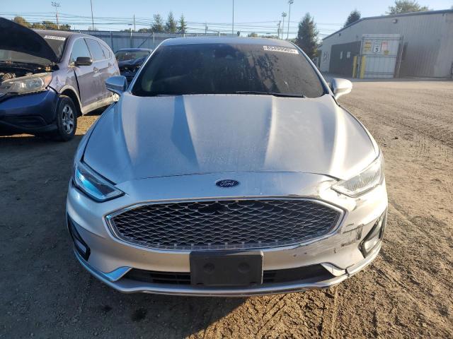 3FA6P0K91KR217082 - 2019 FORD FUSION TITANIUM SILVER photo 5