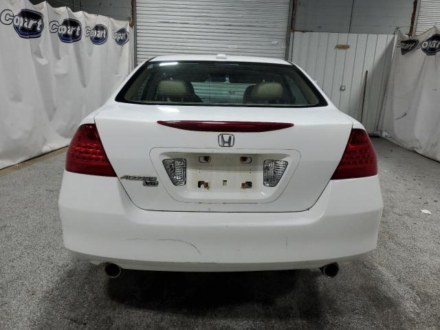 1HGCM66546A010803 - 2006 HONDA ACCORD EX WHITE photo 6