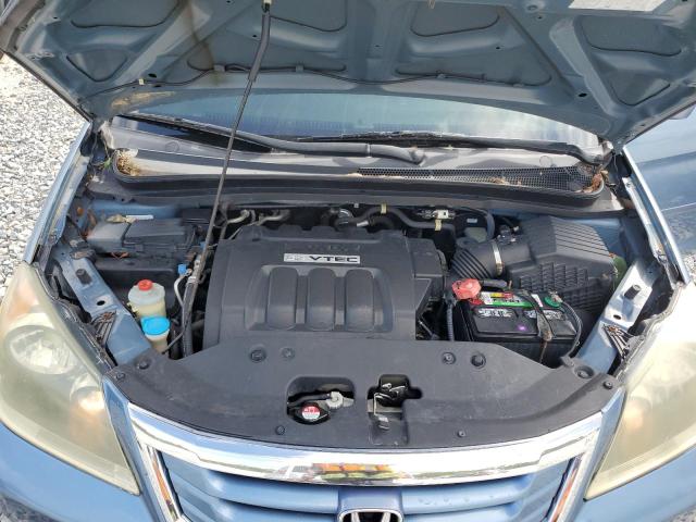 5FNRL38489B038582 - 2009 HONDA ODYSSEY EX BLUE photo 12