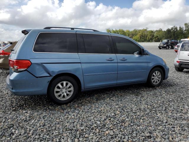 5FNRL38489B038582 - 2009 HONDA ODYSSEY EX BLUE photo 3