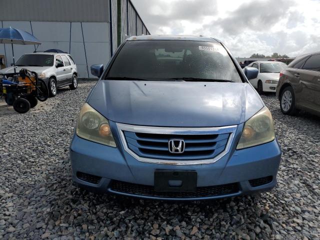5FNRL38489B038582 - 2009 HONDA ODYSSEY EX BLUE photo 5