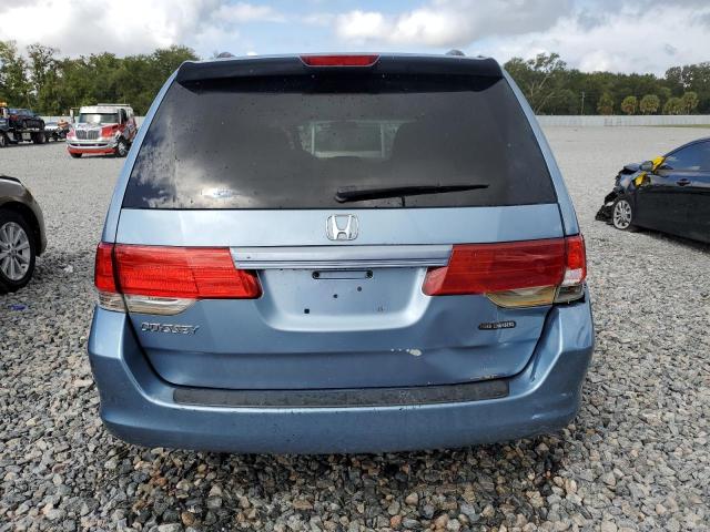 5FNRL38489B038582 - 2009 HONDA ODYSSEY EX BLUE photo 6