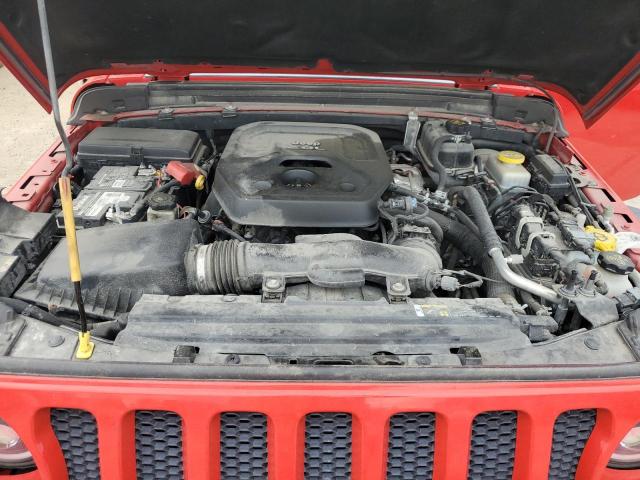 1C4HJXDN2JW204117 - 2018 JEEP WRANGLER UNLIMITED SPORT Rot Foto 11