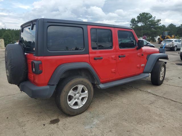 1C4HJXDN2JW204117 - 2018 JEEP WRANGLER UNLIMITED SPORT Rot Foto 3