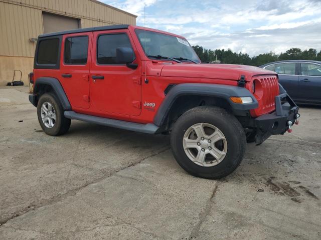 1C4HJXDN2JW204117 - 2018 JEEP WRANGLER UNLIMITED SPORT Rot Foto 4