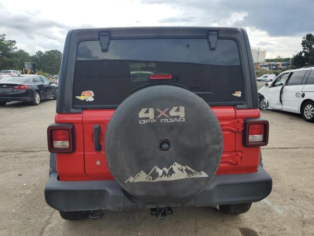 1C4HJXDN2JW204117 - 2018 JEEP WRANGLER UNLIMITED SPORT Rot Foto 6