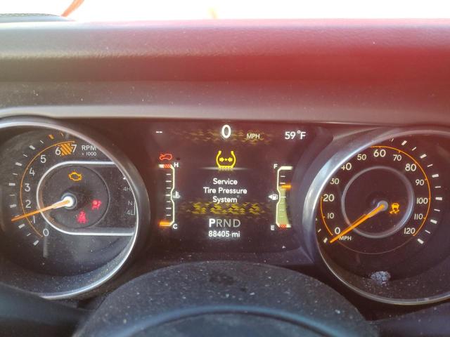 1C4HJXDN2JW204117 - 2018 JEEP WRANGLER UNLIMITED SPORT Rot Foto 9