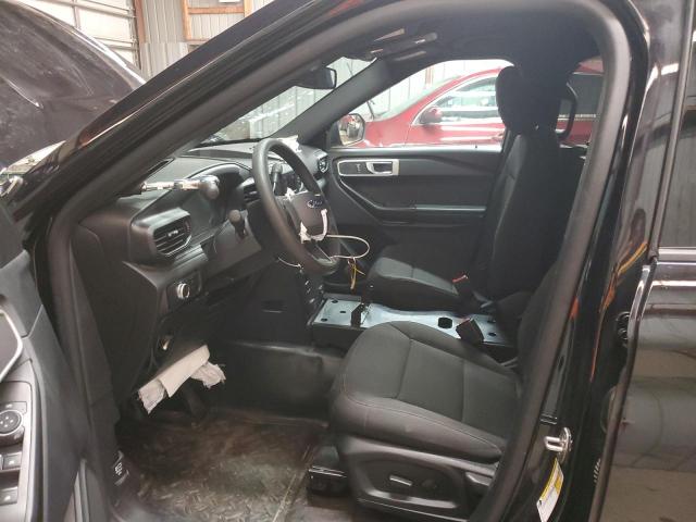 1FM5K8AB8NGB59230 - 2022 FORD EXPLORER POLICE INTERCEPTOR შავი ფოტო 7