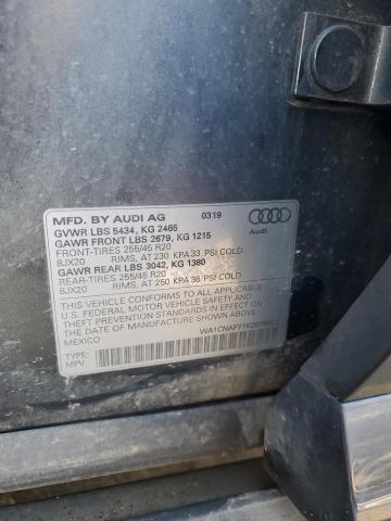 WA1CNAFY1K2078922 - 2019 AUDI Q5 PRESTIGE 灰色 照片 12