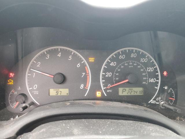 2T1BU4EE7BC552628 - 2011 TOYOTA COROLLA BASE 银色 照片 9