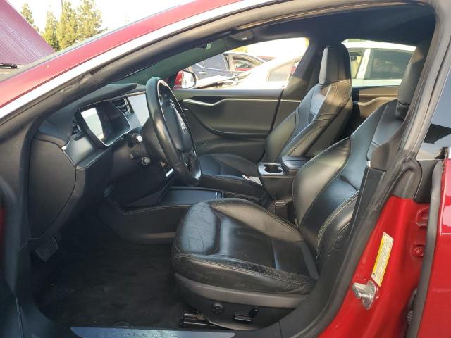 5YJSA1E20GF169453 - 2016 TESLA MODEL S Бордовый фото 7