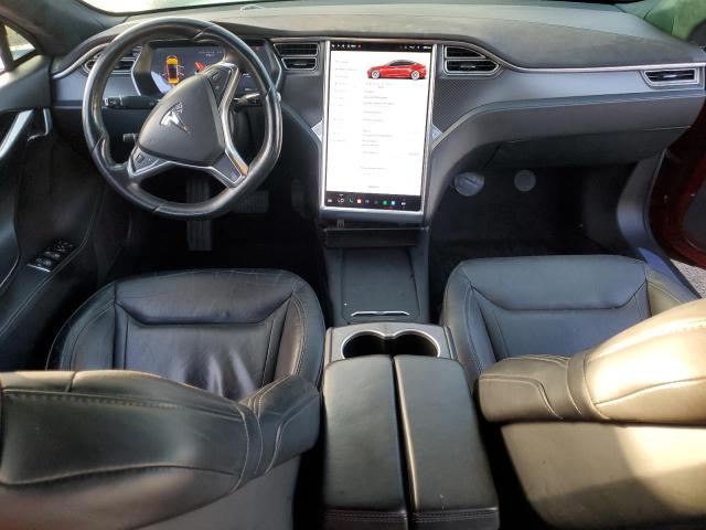 5YJSA1E20GF169453 - 2016 TESLA MODEL S Бордовый фото 8