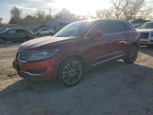 2LMTJ8LP2GBL38574 - 2016 LINCOLN MKX RESERVE RED photo 1
