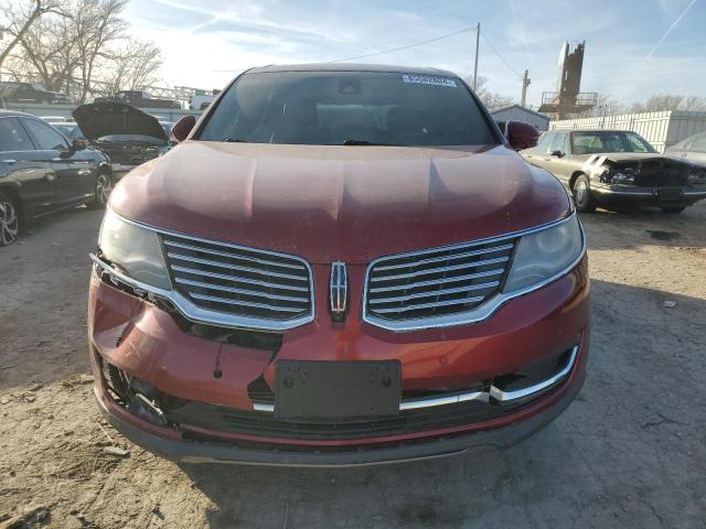 2LMTJ8LP2GBL38574 - 2016 LINCOLN MKX RESERVE RED photo 5