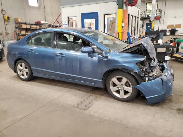 2HGFA16968H505732 - 2008 HONDA CIVIC EXL 蓝色 照片 4