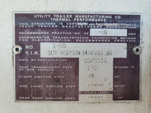 1UYVS2539HU850388 - 2017 UTILITY UNKNOWN WHITE photo 10