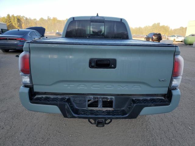 3TYDZ5BN8NT007185 - 2022 TOYOTA TACOMA DOUBLE CAB TURQUOISE photo 6