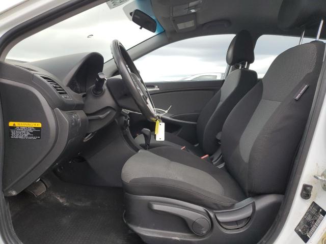 KMHCT5AE7EU152056 - 2014 HYUNDAI ACCENT GLS WHITE photo 7