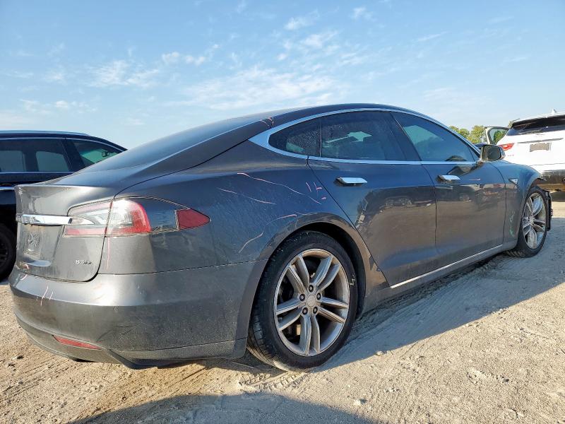 5YJSA1E24FF114924 - 2015 TESLA MODEL S 灰色 照片 3