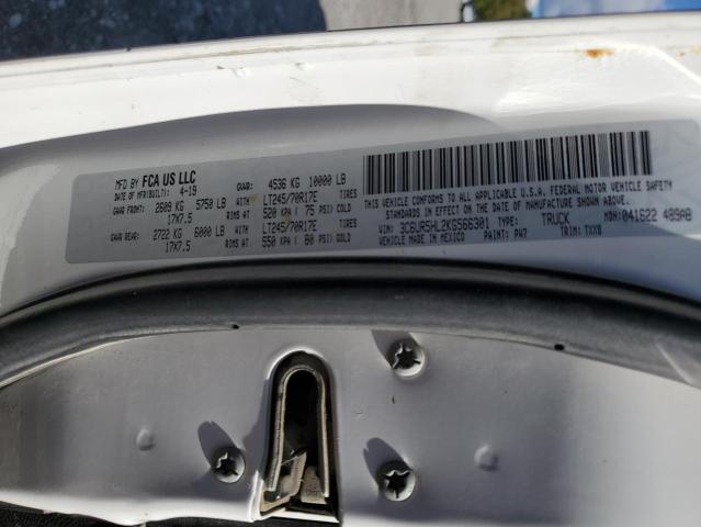 3C6UR5HL2KG566301 - 2019 RAM 2500 TRADESMAN Blanc photo 12