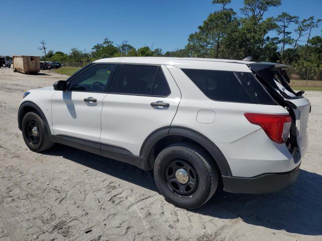 1FM5K8AB1MGC31612 - 2021 FORD EXPLORER POLICE INTERCEPTOR 白色 照片 2